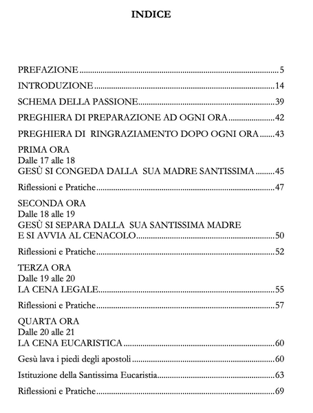 Le Ore della Passione