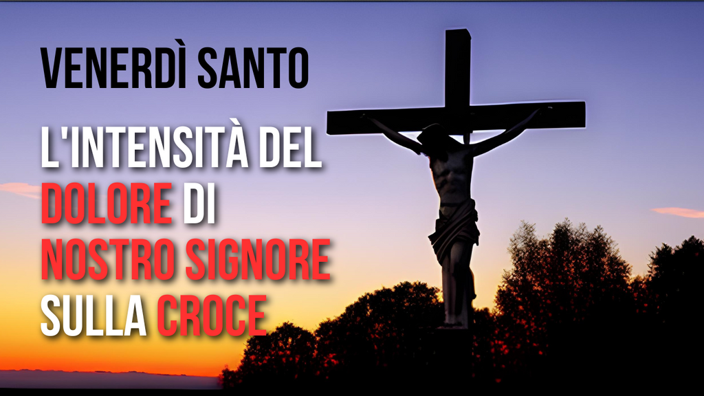 Il dolore di Cristo sulla Croce ci ha resi SALVI