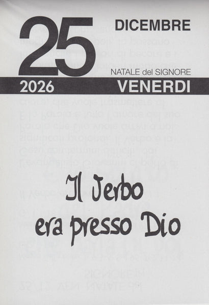 Calendario 2026 Cinque Pani d'Orzo