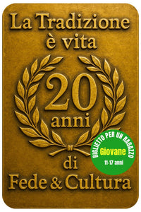 XII Festival di Fede & Cultura - Biglietto per 1 Ragazzo
