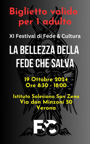 XI Festival di Fede & Cultura - Biglietto per 1 Adulto