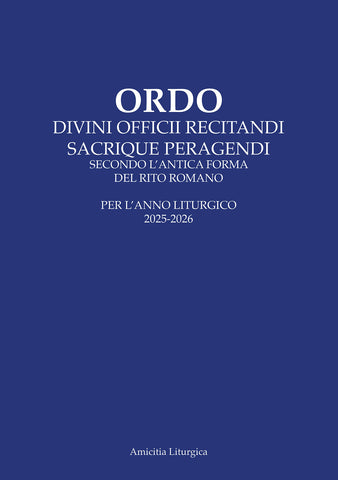 Ordo divini officii recitandi sacrique peragendi 2025/26