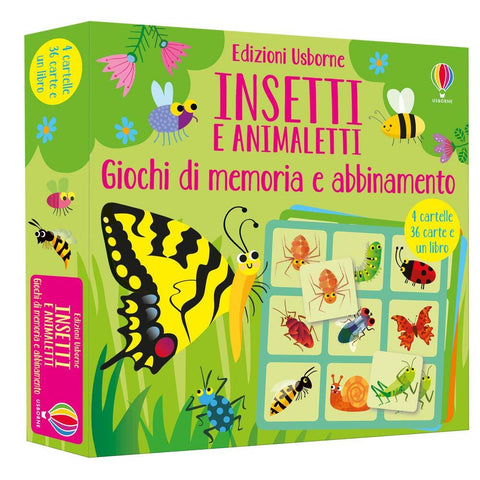 Insetti e animaletti. Giochi di memoria e abbinamento