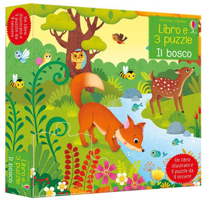 Il bosco. Libro e 3 puzzle